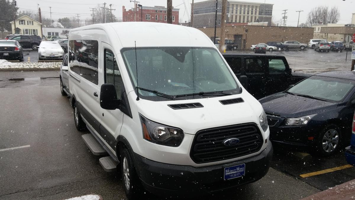 Picture of one of Independence new vans for providing transportation.